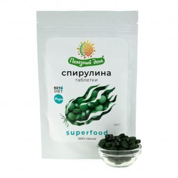 Спирулина табл | 100 г | Полезный день