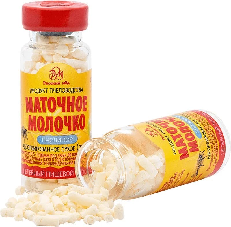 Маточное молочко адсорбированное | 8г | Русский Мед