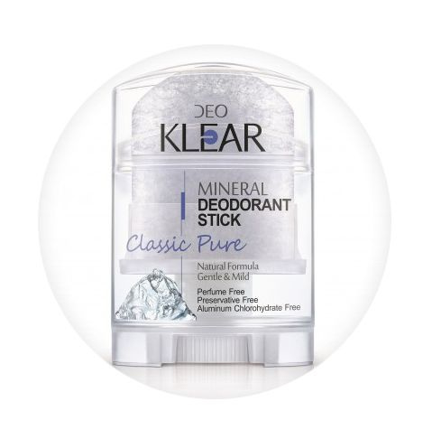 Дезодорант кристалл вывинчивающийся Чистая Классика | 70 г | Deoklear