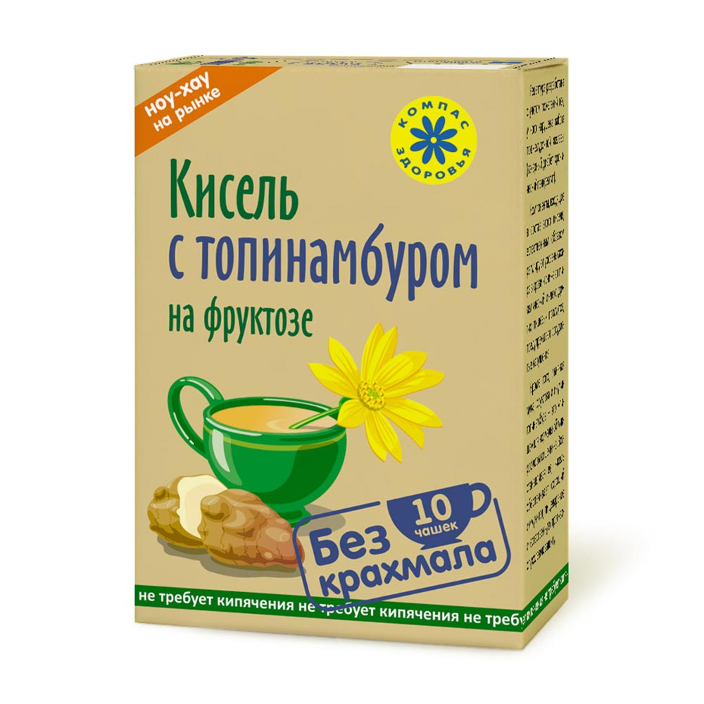 Кисель С топинамбуром на фруктозе | 150 г | Компас Здоровья