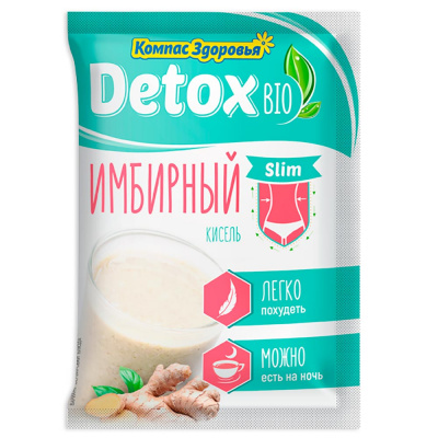 Кисель Detox bio SLIM Имбирный | 25г | Компас Здоровья