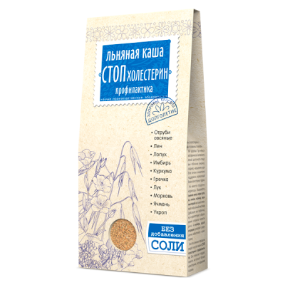Каша льняная Стоп Холестерин | 400 г | Компас Здоровья