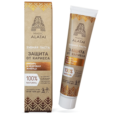 Зубная паста Защита от кариеса | 75 г | Magic Alatai