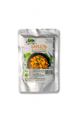 Продукт растительный Шницель в соусе Карри | 300 г | dr.Grun