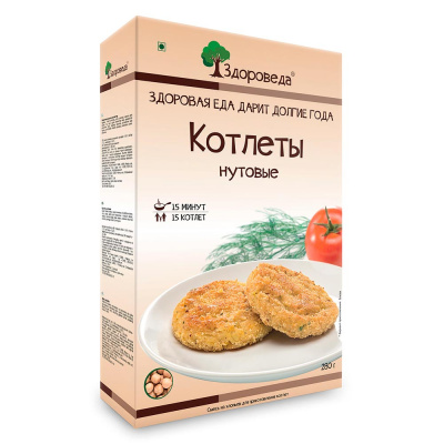 Котлеты нутовые | 400 г | Здороведа