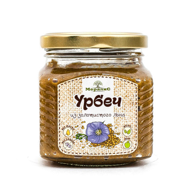 Урбеч из семян золотистого льна | 230 г | Мералис