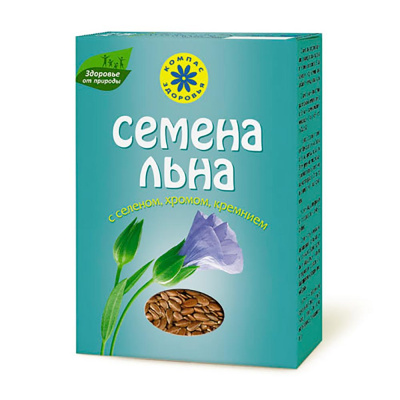 Семена льна | 200 г | Компас Здоровья