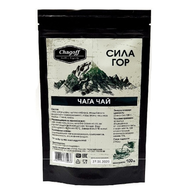 Напиток Чага Сила гор | 100 г | Chagoff