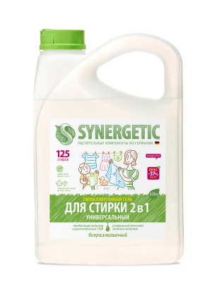 Средство для стирки 2 в 1 | 3,75 л | Synergetic
