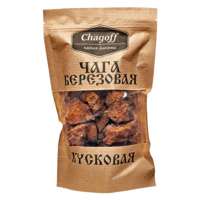 Чага кусковая Березовый гриб | 150 г | Chagoff