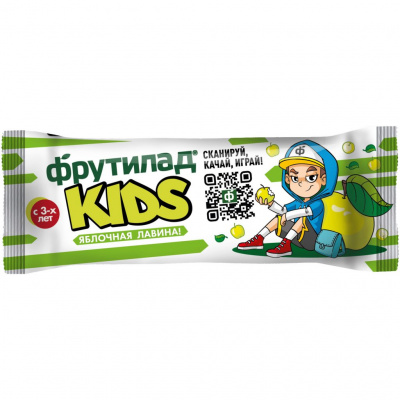 Батончик Фрутилад KIDS Яблочная лавина | 25 г | Фруктовая энергия