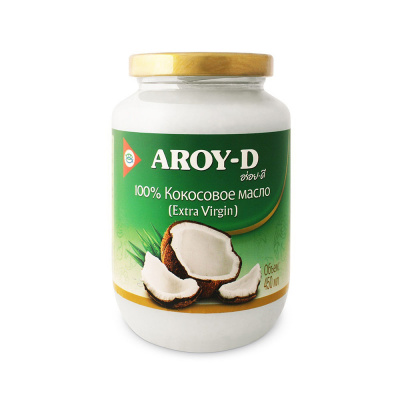 Масло кокосовое Extra Virgin | 450 мл | AROY-D