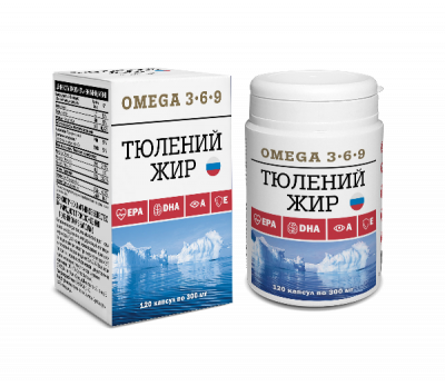 Тюлений жир | 120 капсул | Компас Здоровья