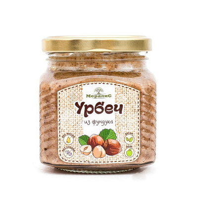 Урбеч из фундука | 230 г | Мералис