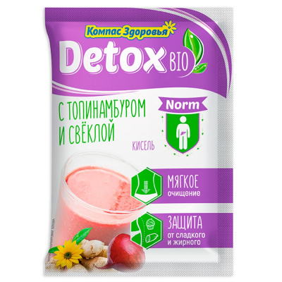 Кисель Detox bio Norm С топинамбуром и свеклой  | 25 г | Компас Здоровья