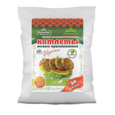 Котлеты из красной чечевицы | 500 г | ИП Корниенко
