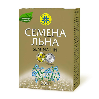 Семена льна | 200 г | Компас Здоровья
