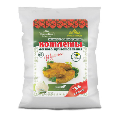 Котлеты из белой кукурузы | 500 г | ИП Корниенко