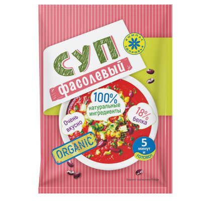 Суп-пюре Фасолевый | 30 г | Компас Здоровья