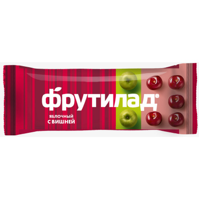 Батончик Фрутилад Яблоко и вишня | 30 г | Фруктовая энергия